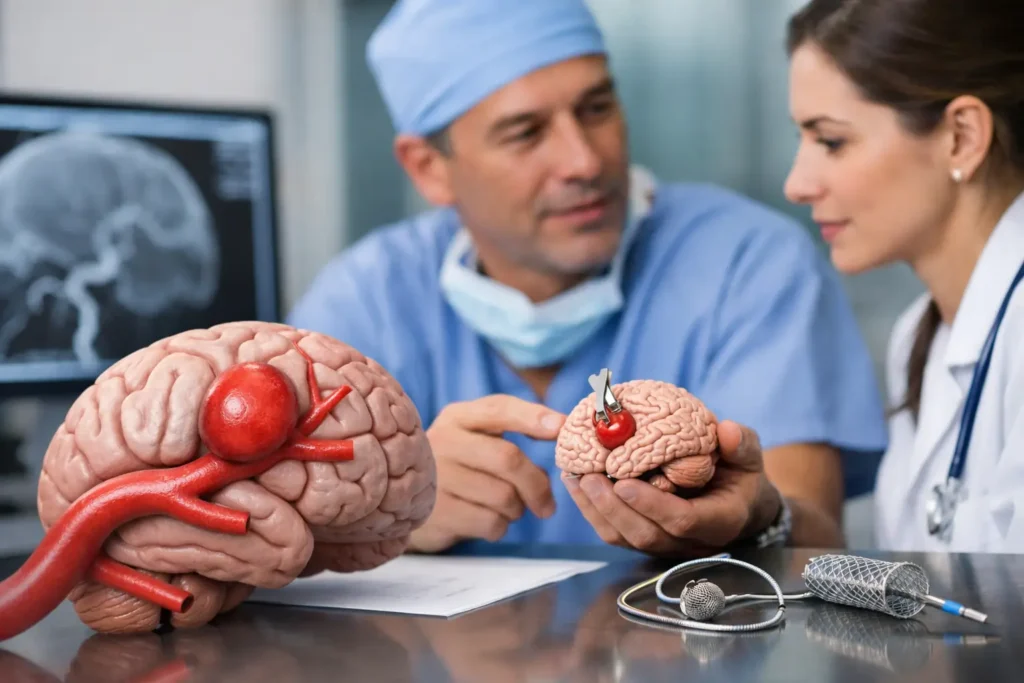 Tratamento de aneurisma cerebral: opções