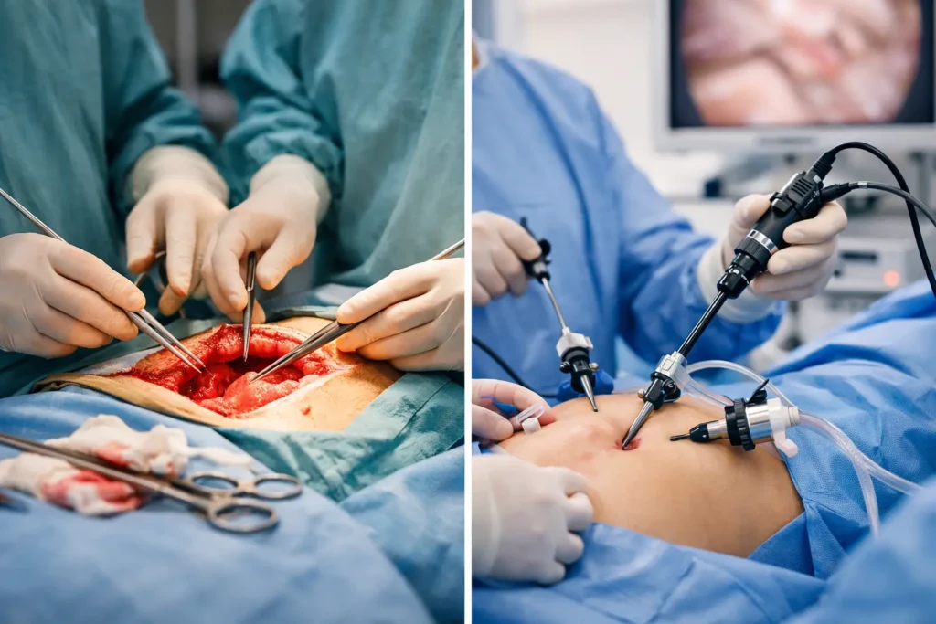 Cirurgia aberta ou endoscópica, qual escolher?