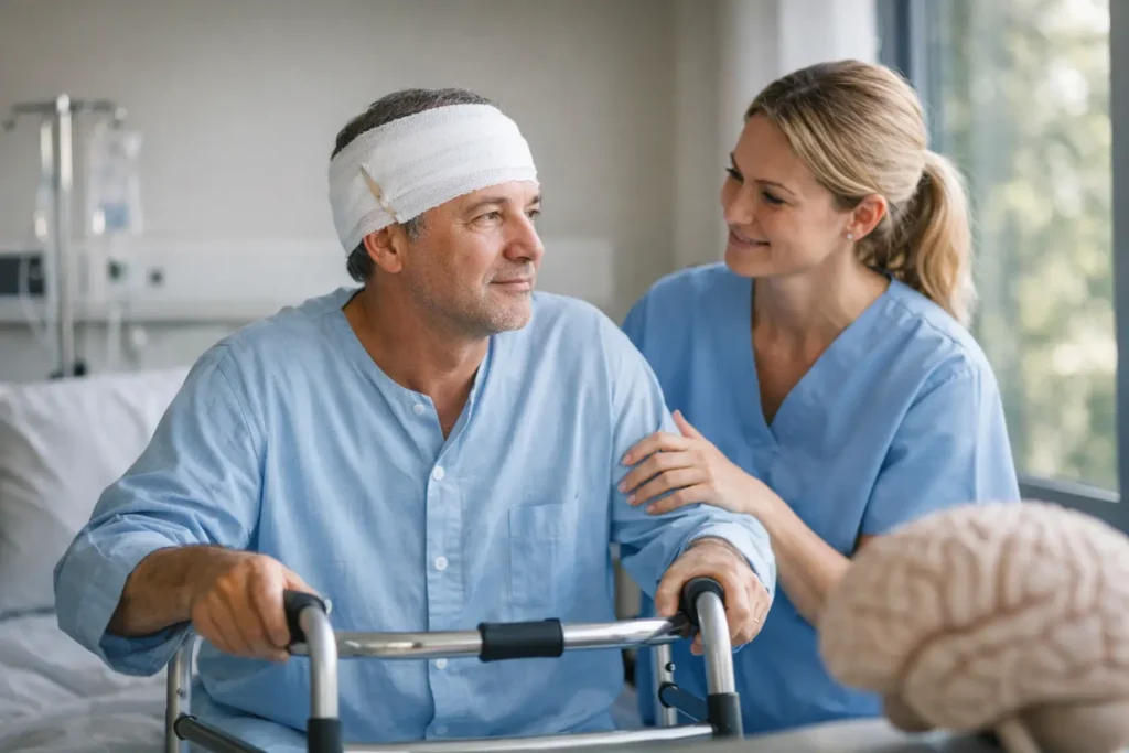 Como é a recuperação após cirurgia cerebral