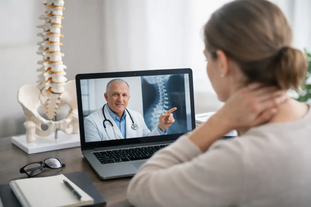 Como funciona a telemedicina para coluna?